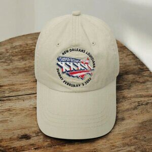 Reebok 2002 Super Bowl XXXVI New Orleans Tuck Strap Cap Trucker Baseball Hat
